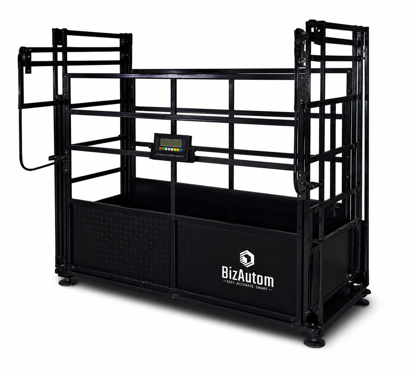 New BizAutom Livestock Caged Cattle Scale with Premium Digital Weight Indicator