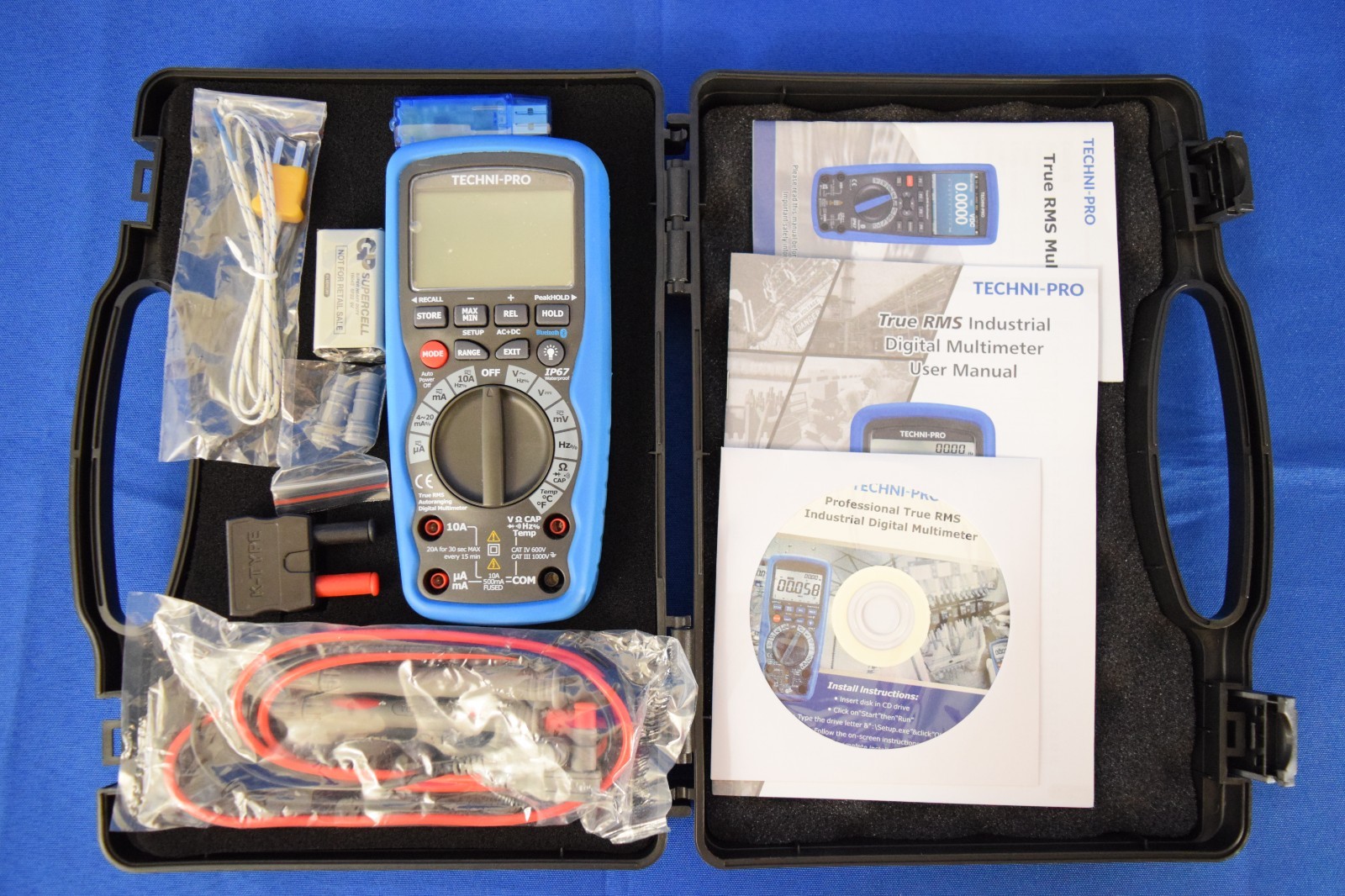 Techni-Pro TNP278 True RMS Industrial Multimeter with Bluetooth
