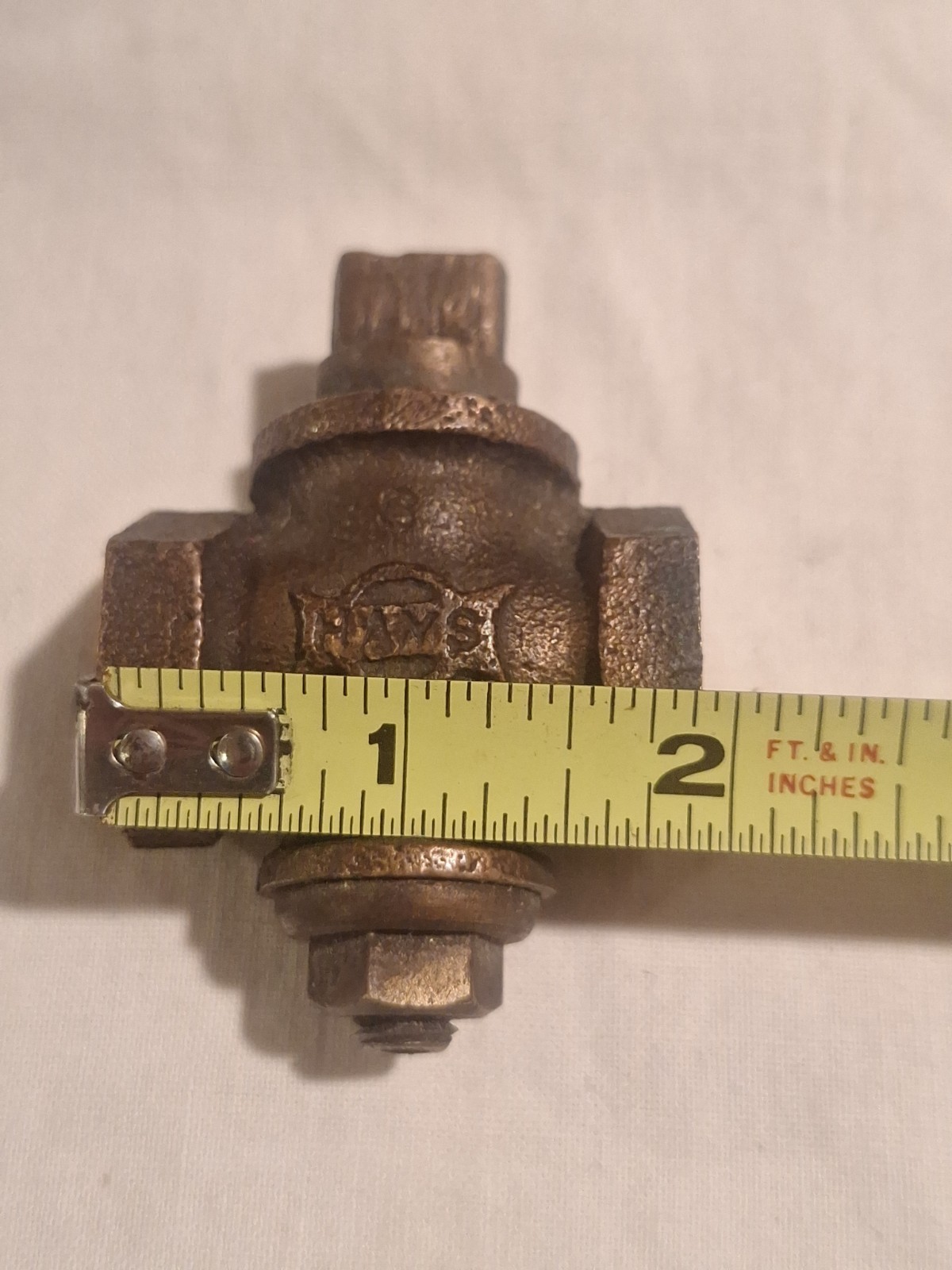Hays Industrial Bronze/ Brass Heavy Duty Plug Valve Water/ Fuel/GasCock