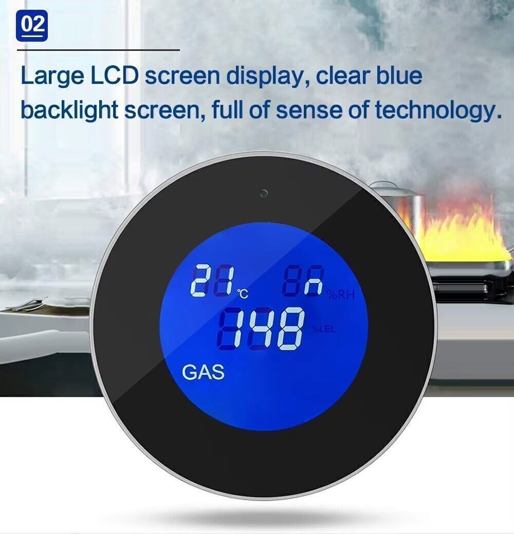 DIY Tuya APP WiFi Smart Natural Combustible Gas Leak Home Alarm Sensor Detector