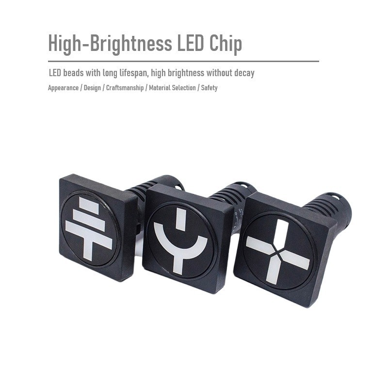 Red-Green LED Signal Lamp for Electrical Panel & Fault Detection in Control Box
