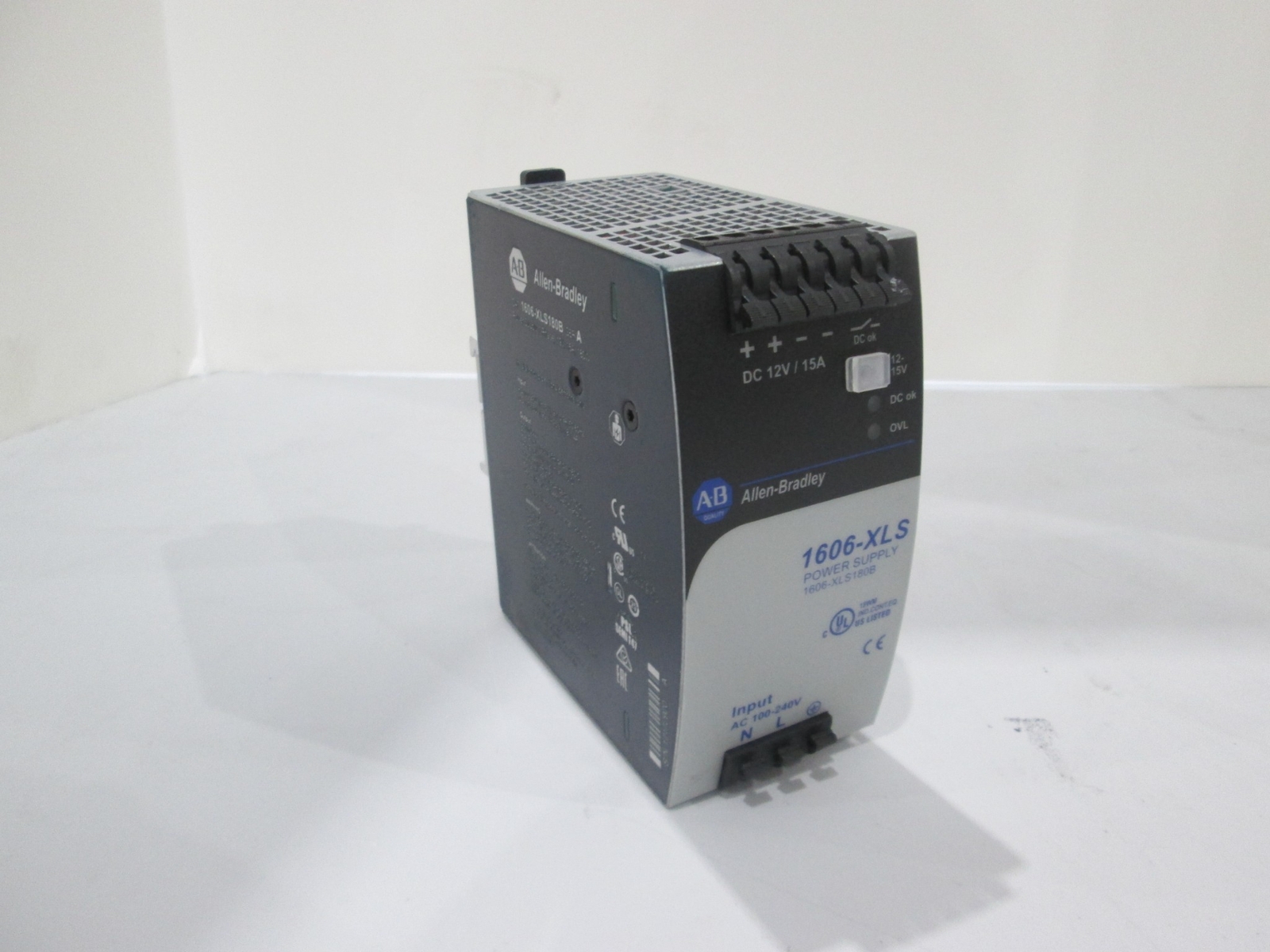 Allen-Bradley, 1606-XLS180B, Power Supply, 12V, 15A, 1-Phase, 180W, New