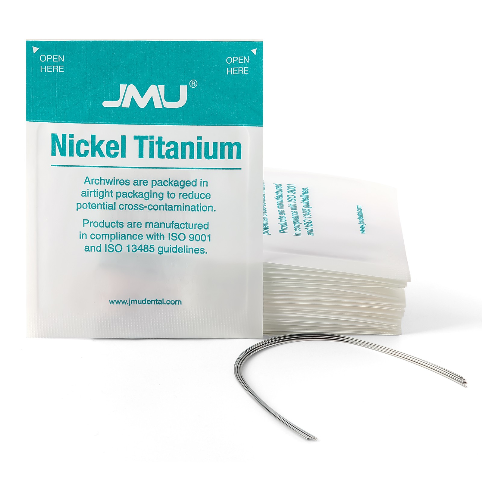 100pcs JMU Dental Orthodontic Arch Wire Niti Super Elastic Over-Expanded Round