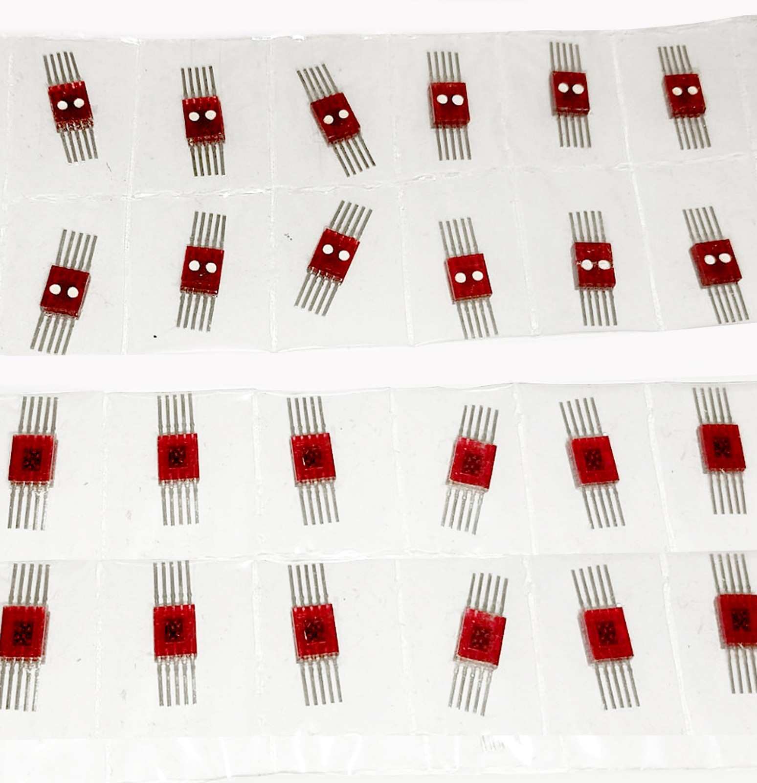 4pcs 7 segment LED Display Numeric Symbol 3mm Red ALS314A AL304A SEL620 USSR