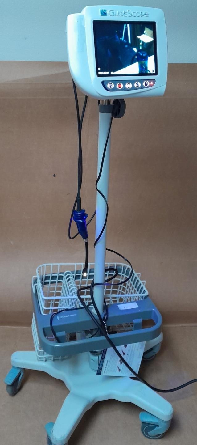 GLIDESCOPE 0570-0338 VIDEO MONITOR WITH 0570-0307 BATON AND STAND !