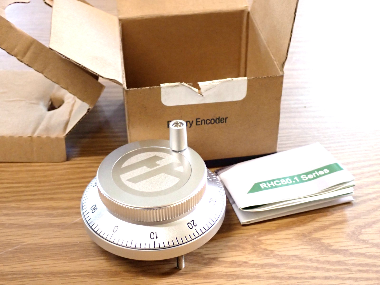 RHC80.1 ROUNDSS ROTARY ENCODER 5V Large Manual Pulse Generator MPG Handwheel NEW