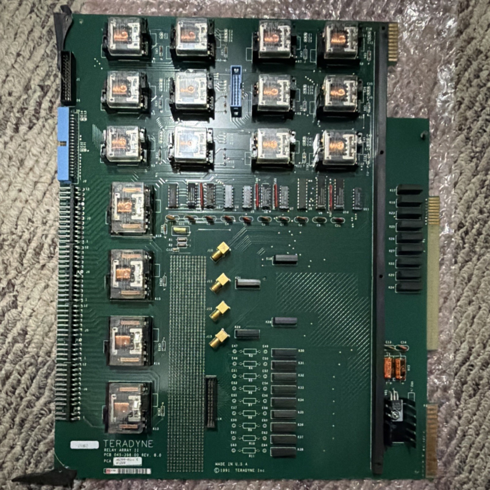 Teradyne Relay Array II PCB 045-398-00 REV B.0 45399-01 PCA 455299-01 E61220