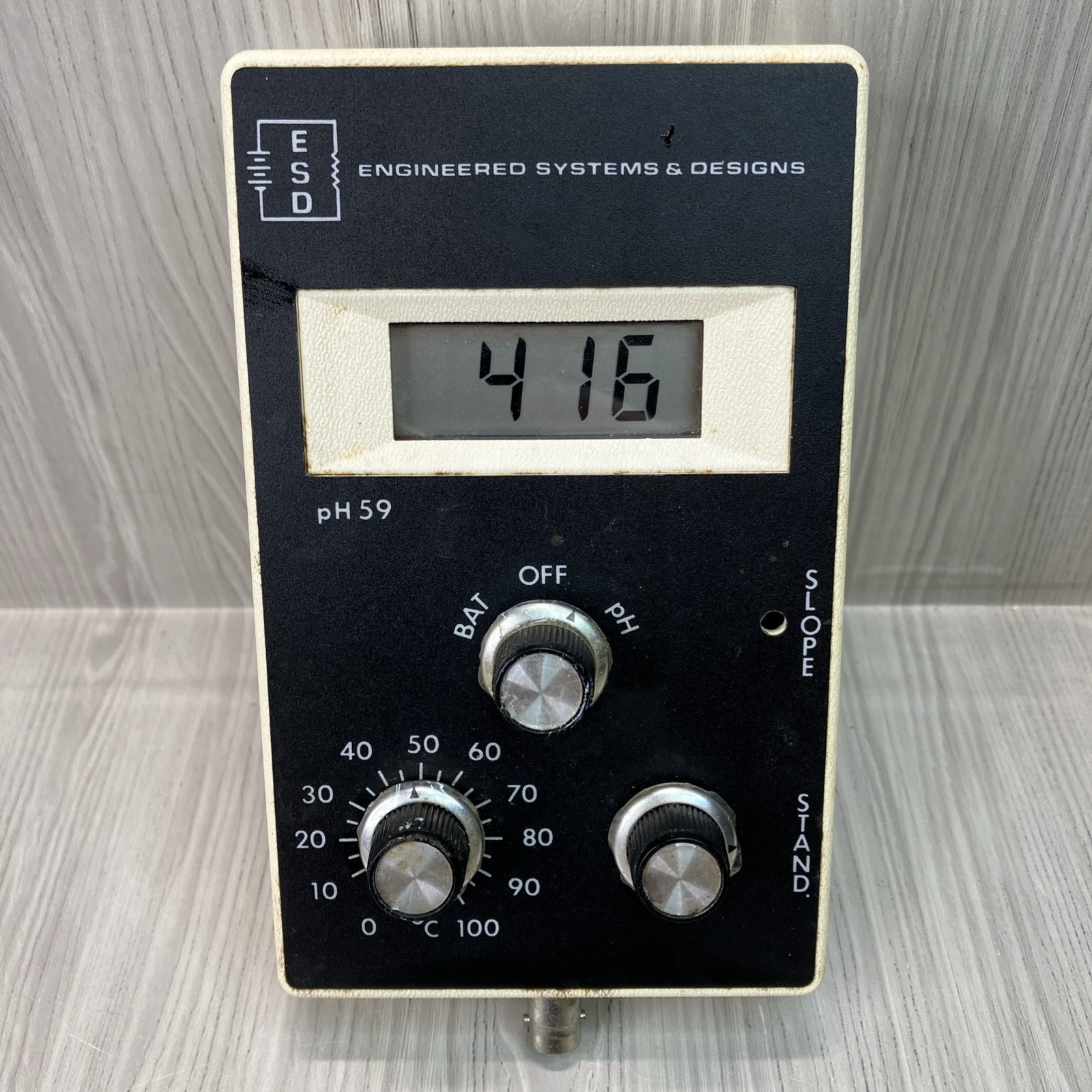 ESD – Engineered Systems & Designs Ph 59 – No pH Electrode – Working