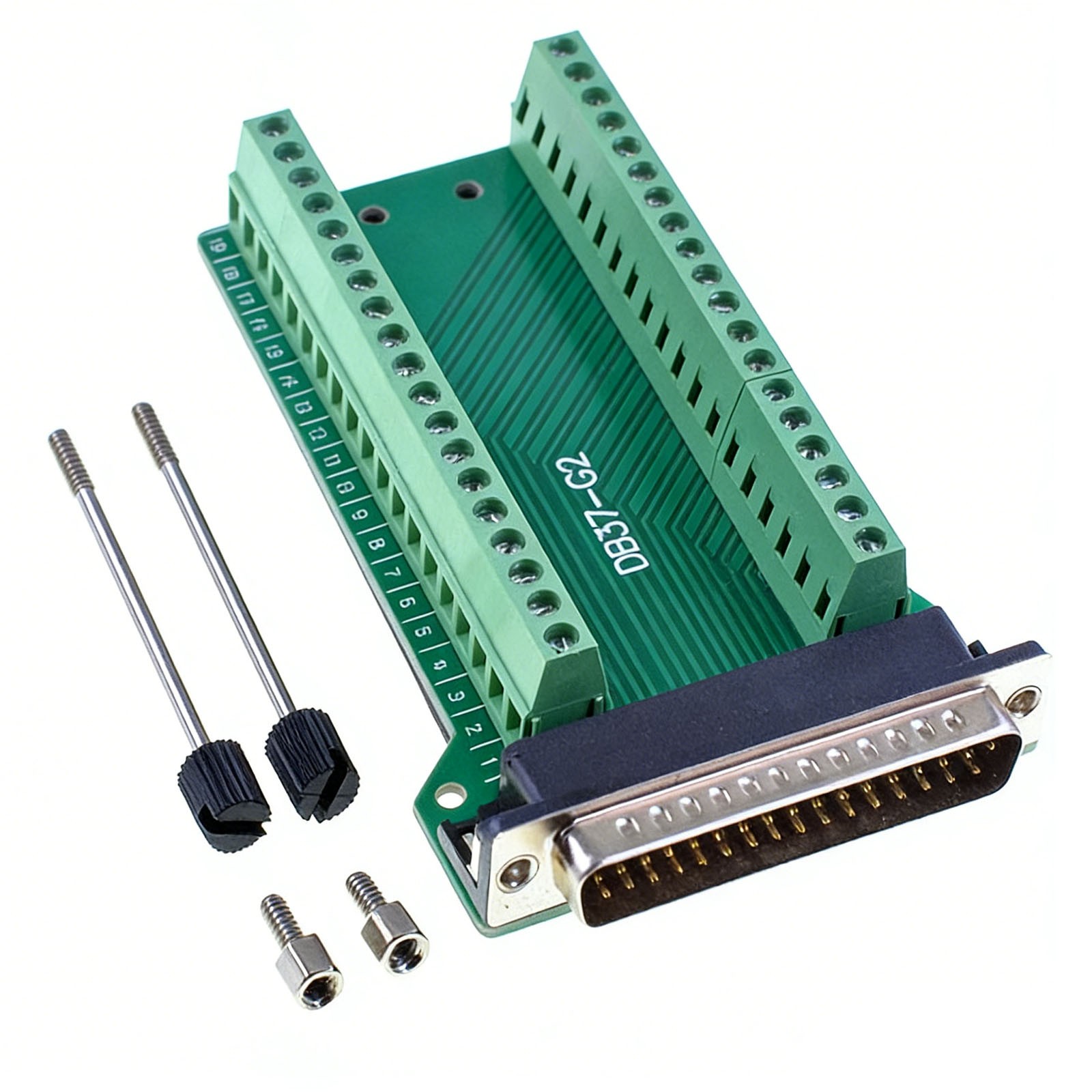 New DB37 Male Breakout Board Connector RS232 D-SUB Serial 37 Pin Port…