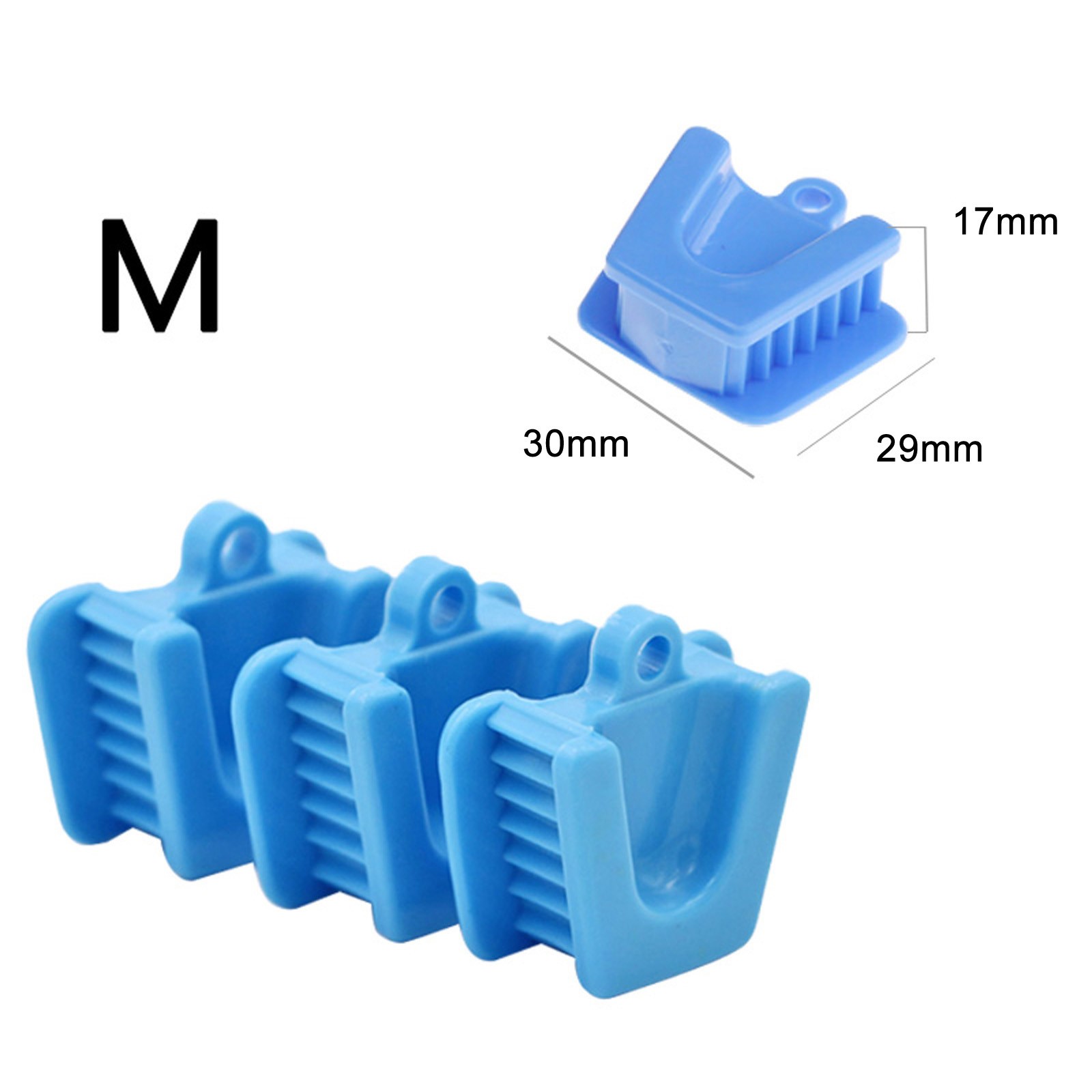 5 Medium Adult Autoclave Silicone Mouth Props Bite Block Dental Autoclave