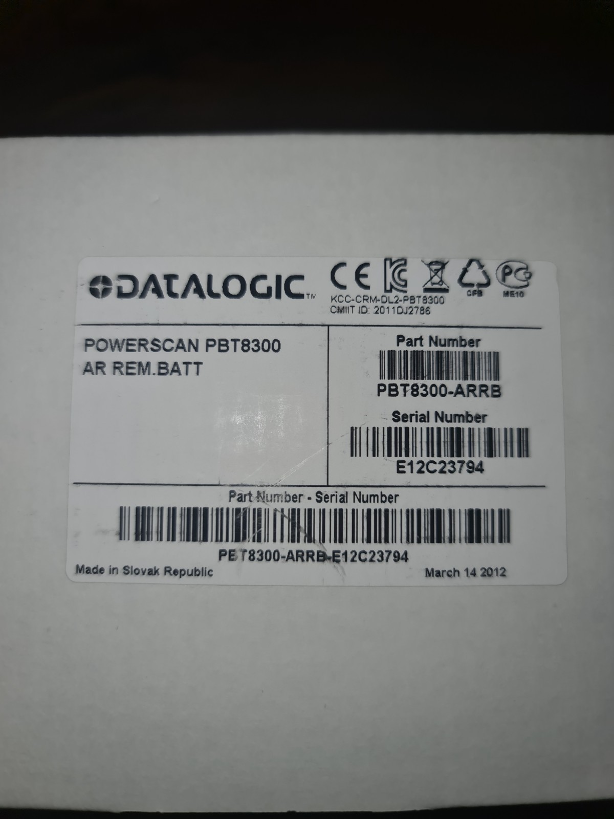 Datalogic Powerscan PBT8300 Barcode Scanner NEW IN BOX with holster