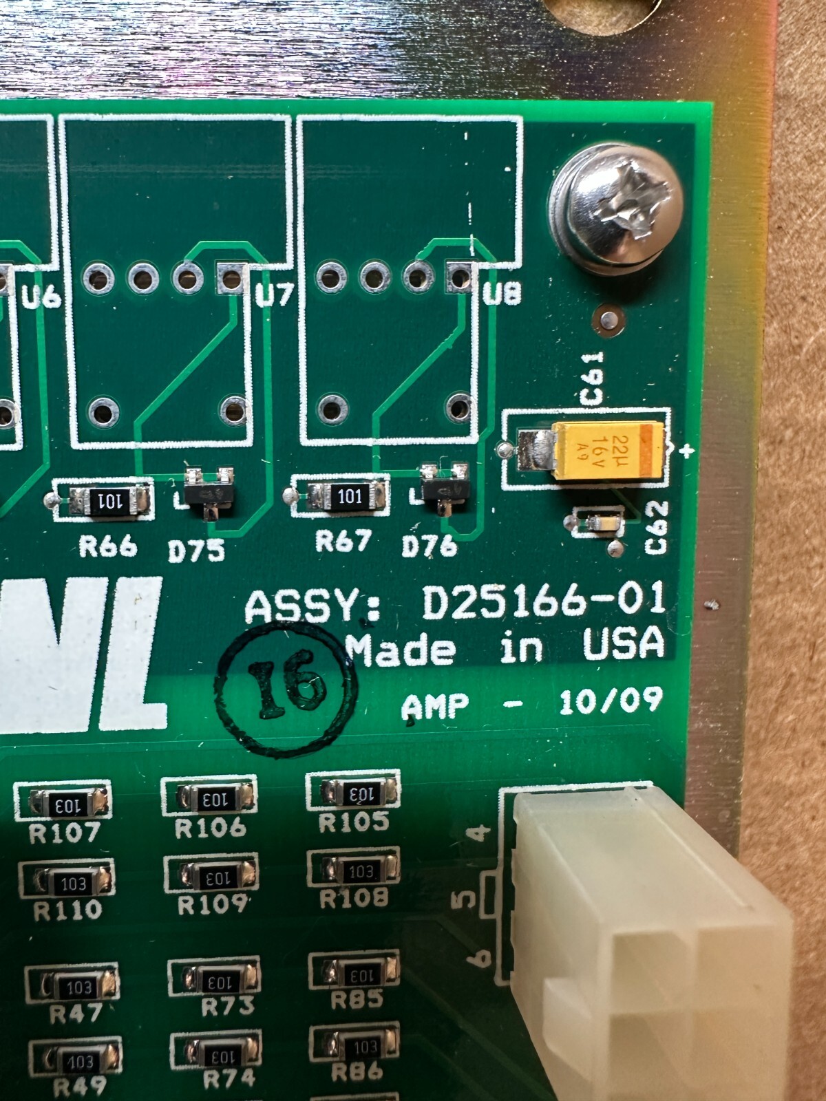 NEW NWL G20845-01 / D25166-01 / D4310029632 / D25290 MODULE CONTROL ID: M32032