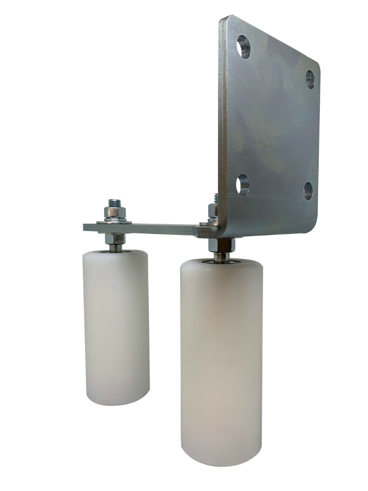 Slide Gate Guide Roller 6″ Adjustable Reversible Rear Post Mount Bracket NEW
