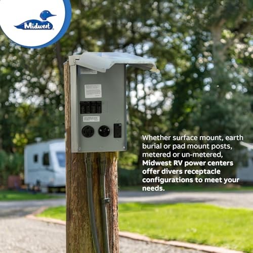 U075CTL010 • Weatherproof RV Power Centre • 100A Twin Lugs • Unmetered N3R