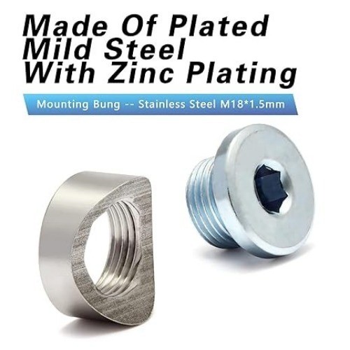 M18X1.5 Bung and Plug Notched Style Stepped Notched Style Mounting Bung and Plug