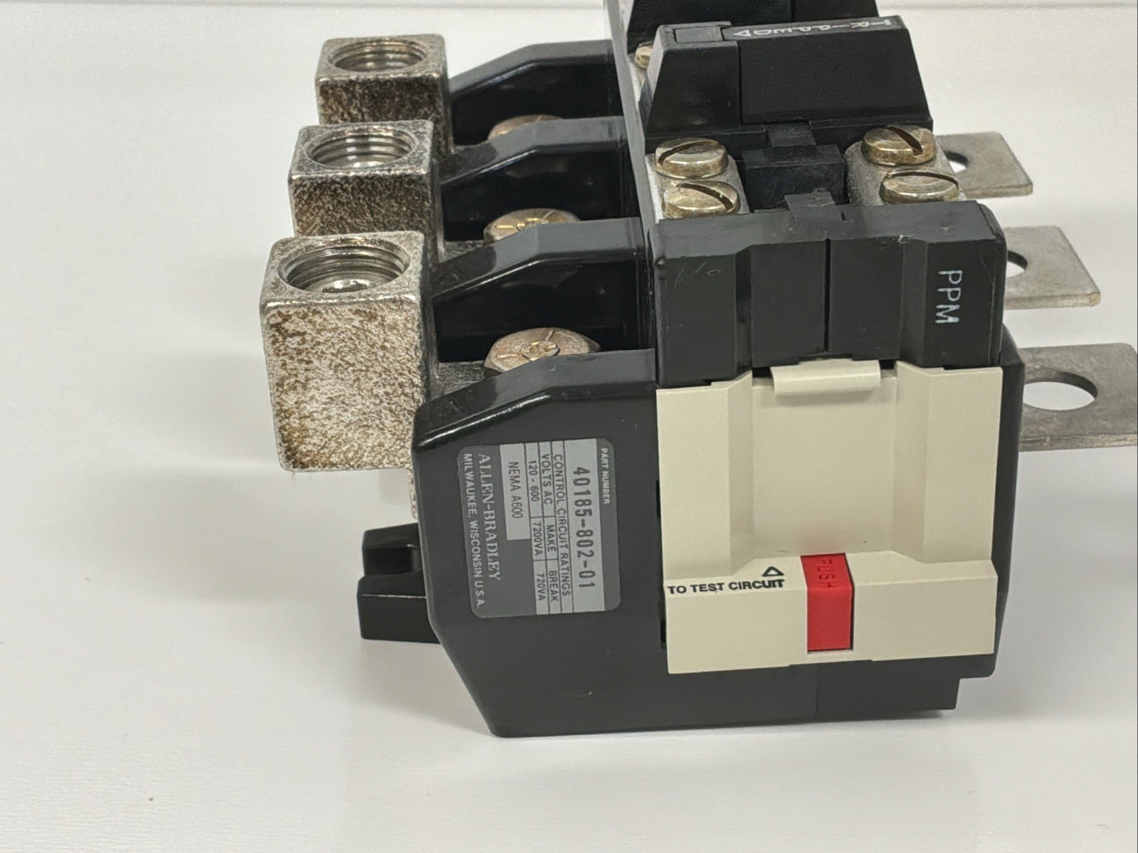 Allen-Bradley 40185-802-01 Bulletin 592 Size 4 3-Pole Overload Relay Kit