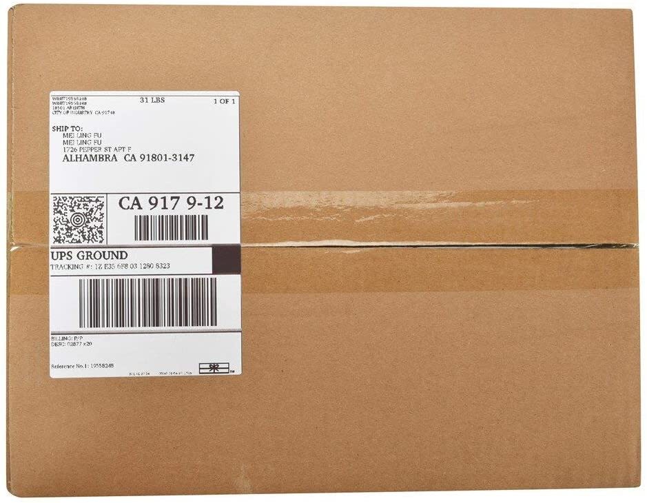 4000 Fanfold 4″x6″ Direct Thermal Shipping Labels for Zebra and Rollo Printers