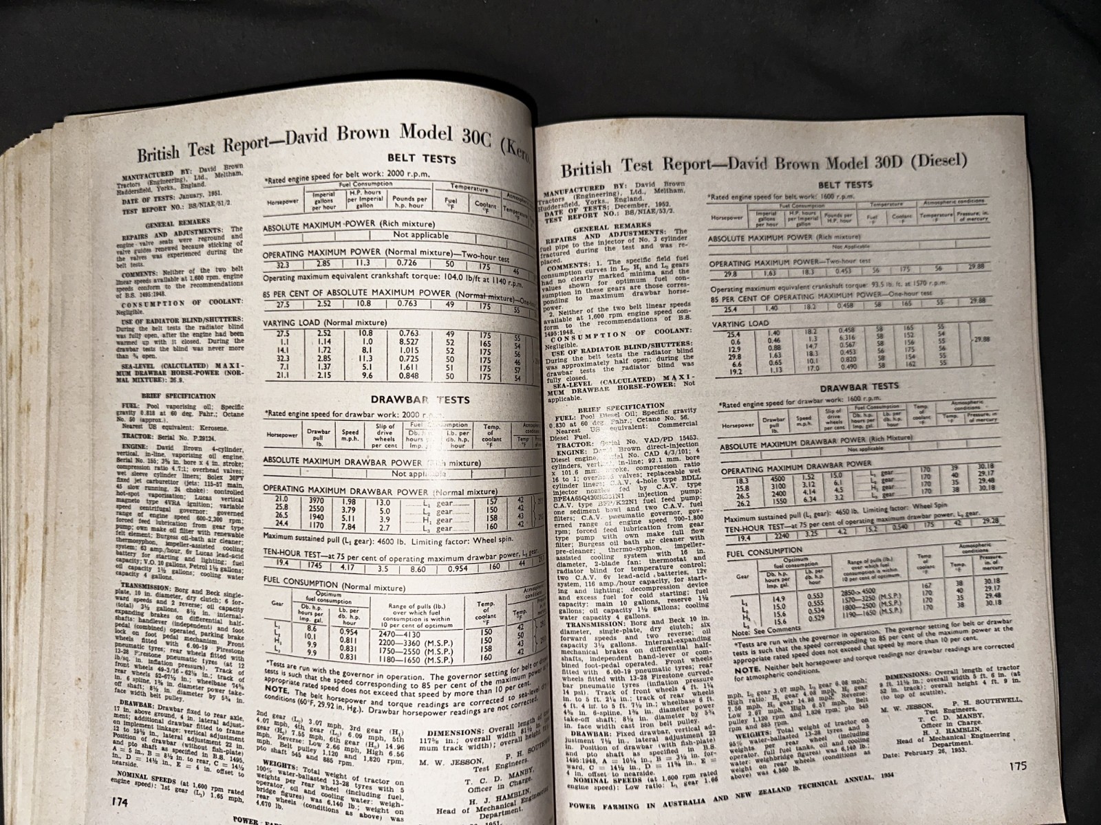 Power Farming in Australia and New Zealand Technical Manual – 1954 – Tractors