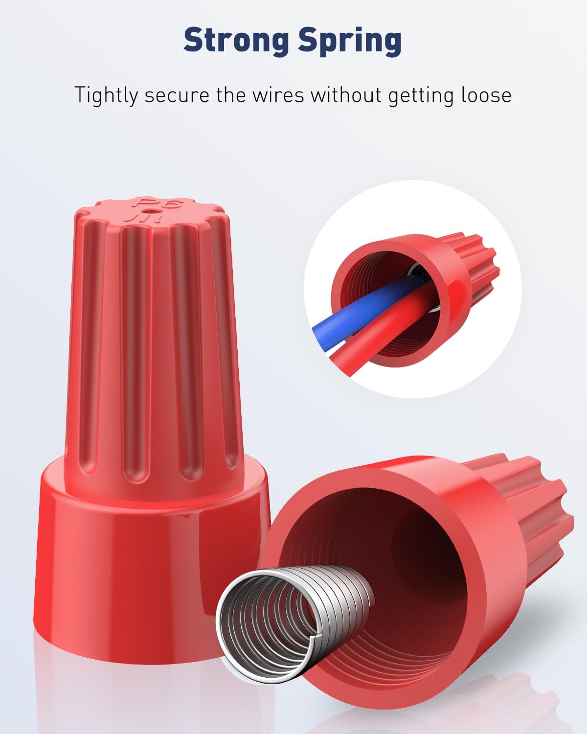 Vibit 330 Pcs Wire Nuts Wire Caps Electrical Wire Connectors with Spring Smal…