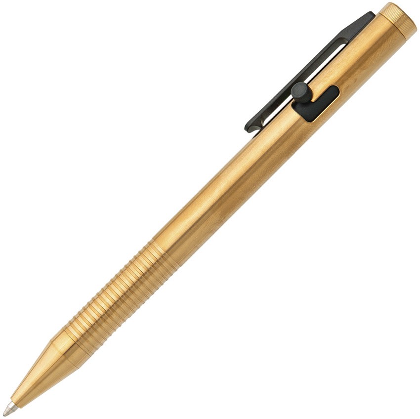 Blackhawk Bolt Action Brass Titanium Pen IP01BA