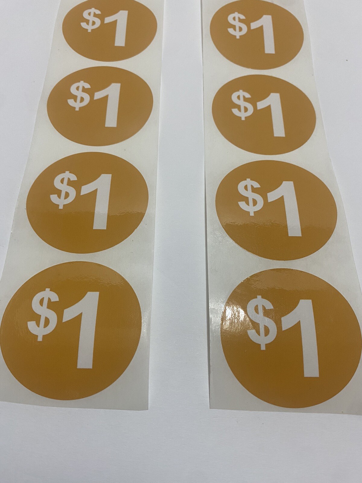 10 Count Round 2” Inch $1.00 VENDING LABEL PRICE STICKERS – Free Shipping