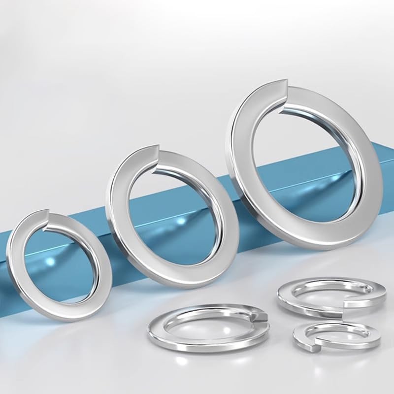 binifiMux 20pcs 5/8″ Spring Lock Washers 304 Stainless Steel