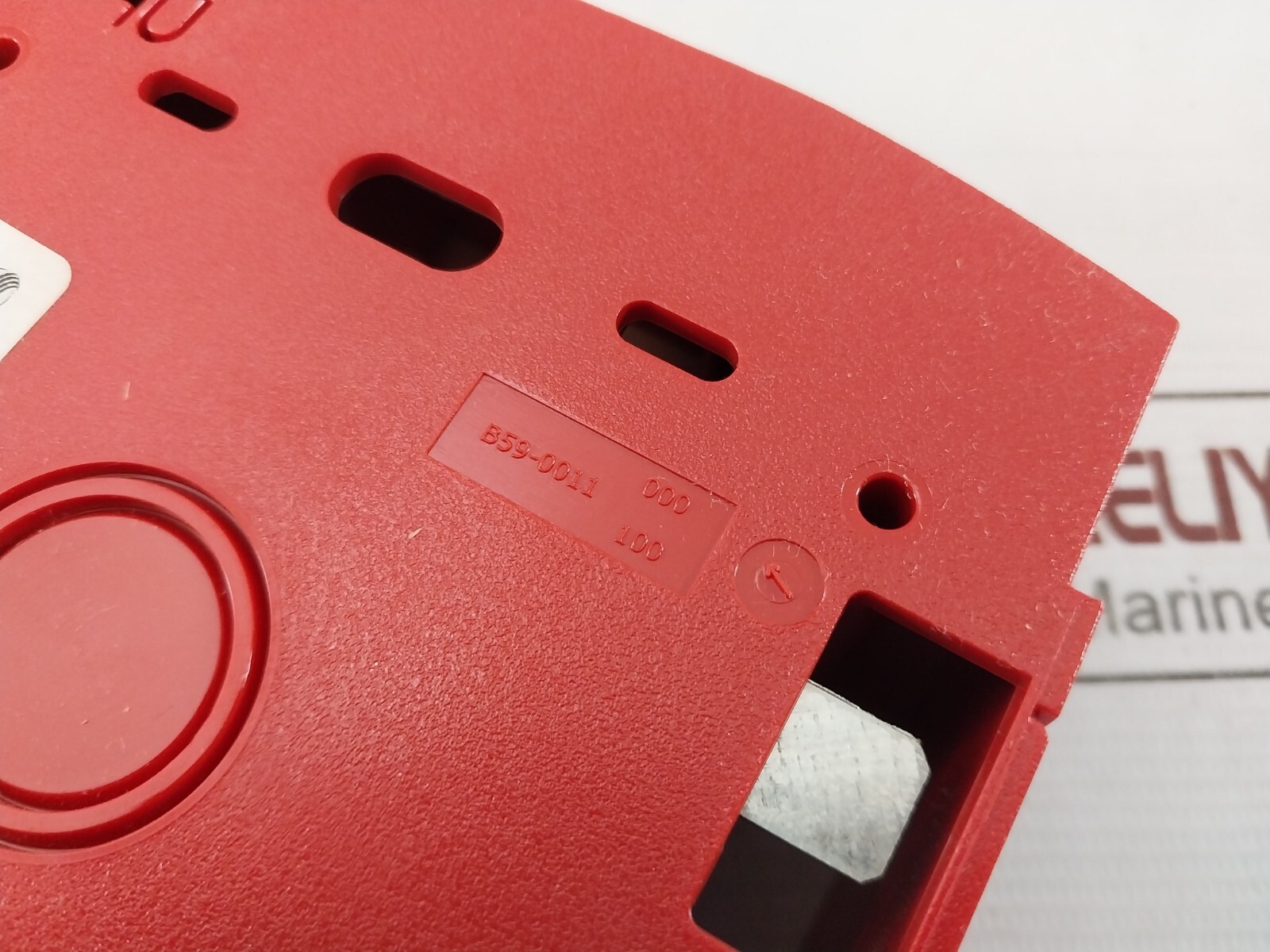 System Sensor SBBR Wall-Mount Surface-Mount Back Box, Red