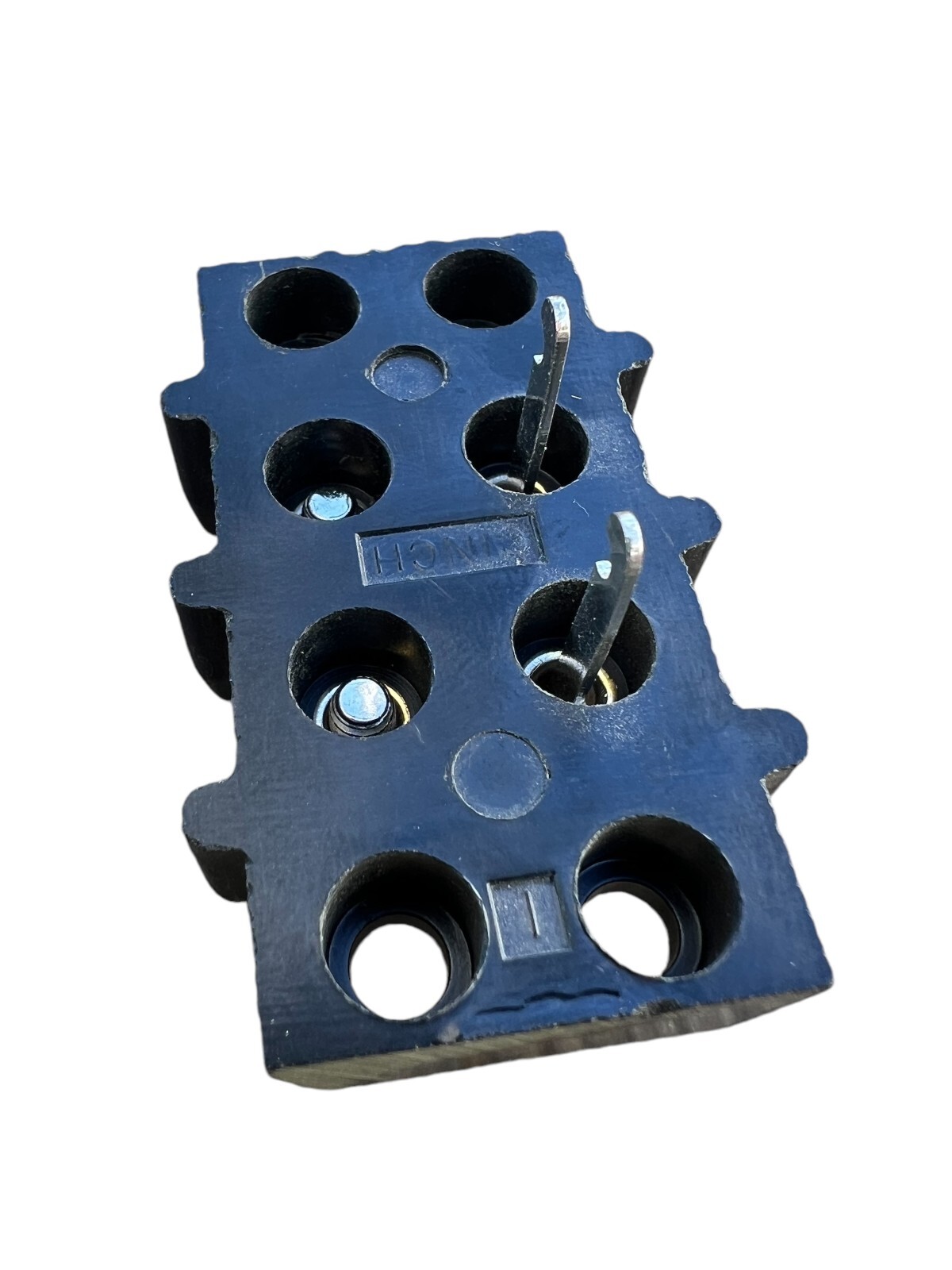 Barrier Strip Dual Barriers 2 Position Terminal CINCH Black 2 Screw Connectors
