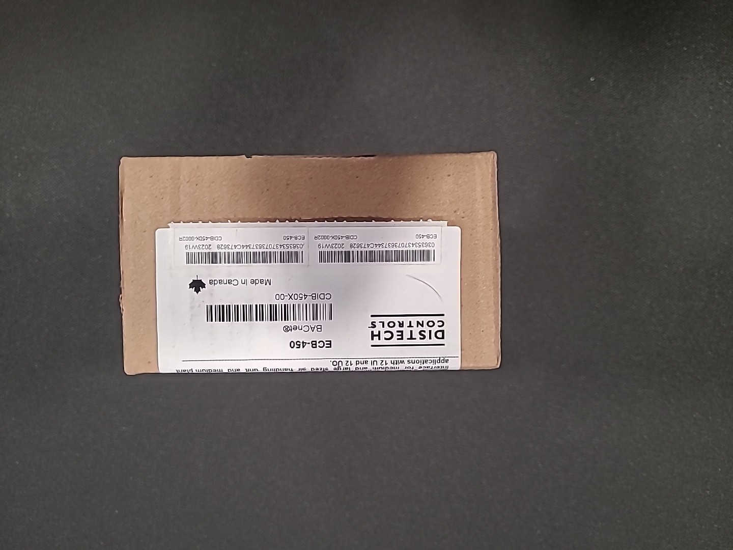 NEW Distech ECB-450 24-Point Programmable Controller with BACnet MS/TP LAN