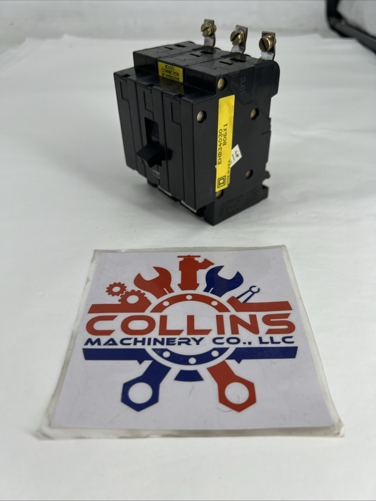 Square D EHB34030 Circuit Breaker, 30A, 480Y/277V, 3 Poles, 3 Phase,Bolt-On, USA