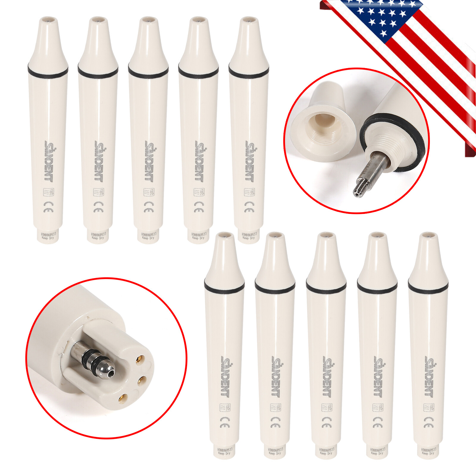 USA SKYSEA DENTAL Piezo Ultrasonic Scaler Handpiece Fit EMS SKYSEA SANDENT