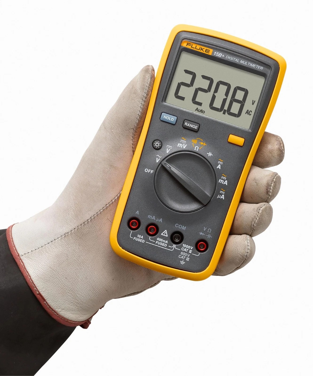 FLUKE15BMAX Digital Voltage Current Digital Multimeter CATIII 600V AC/DC