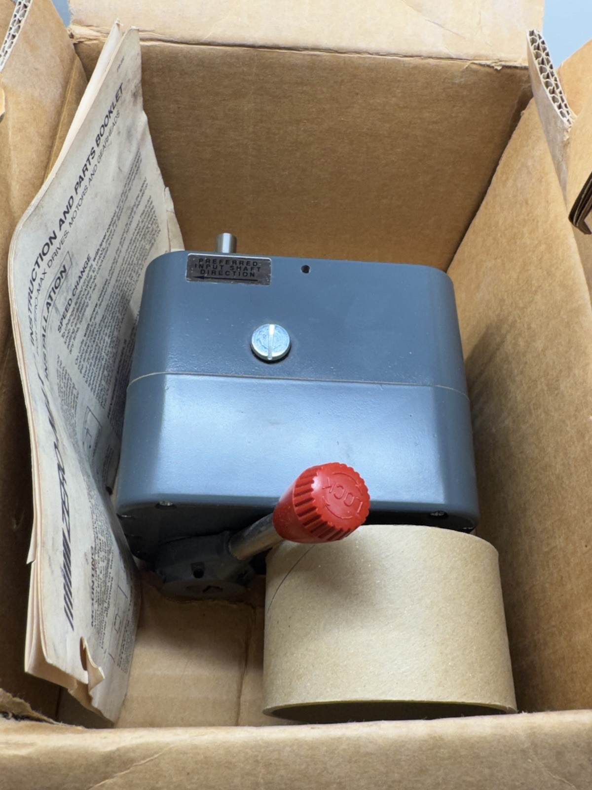 ZERO-MAX JK1-CCW-25-0-400 25 in-lbs Unidirectional Adjustable Speed Drive *NEW*