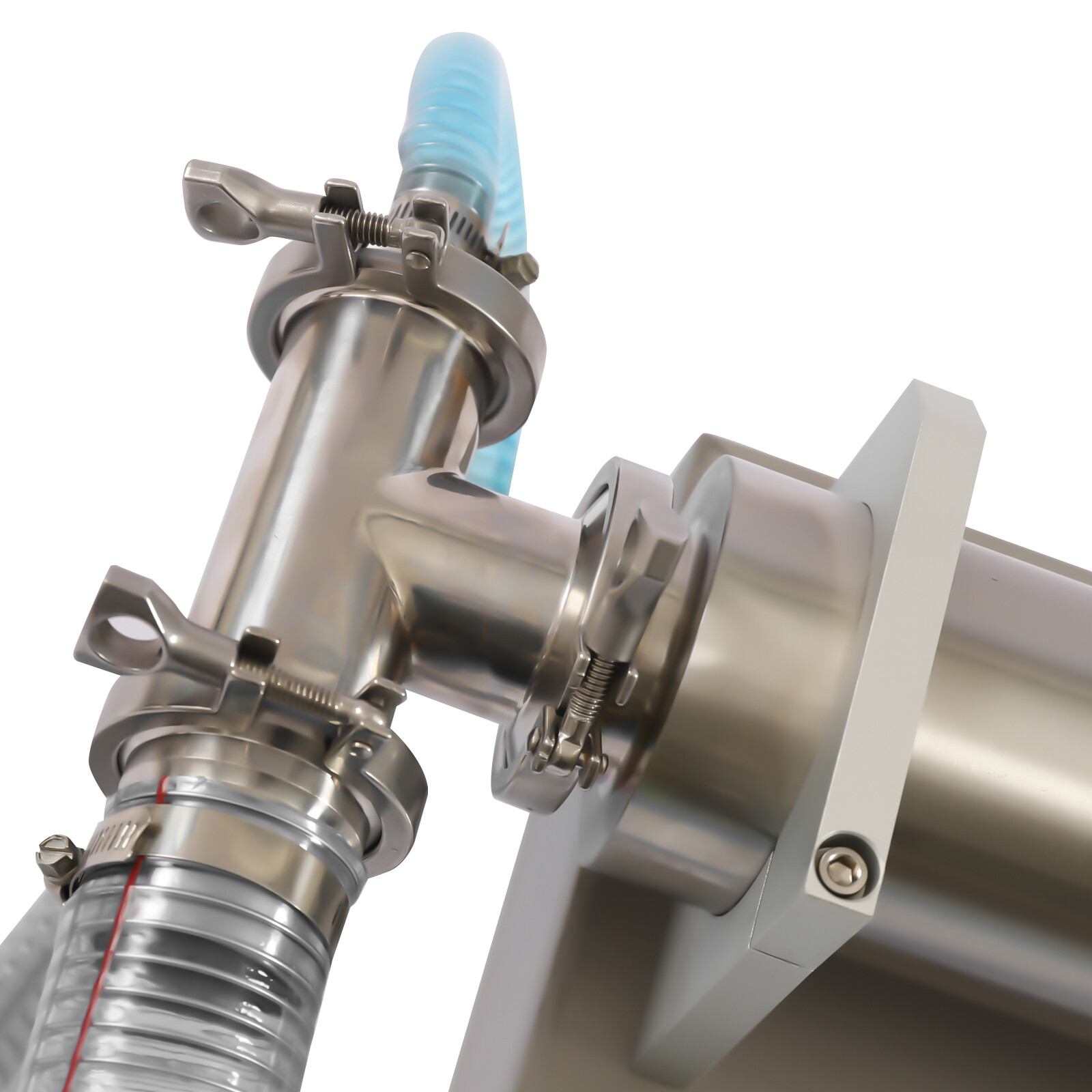 Pneumatic Horizontal Liquid Filling Machine Piston Pneumatic Filler 300ml-2500ml