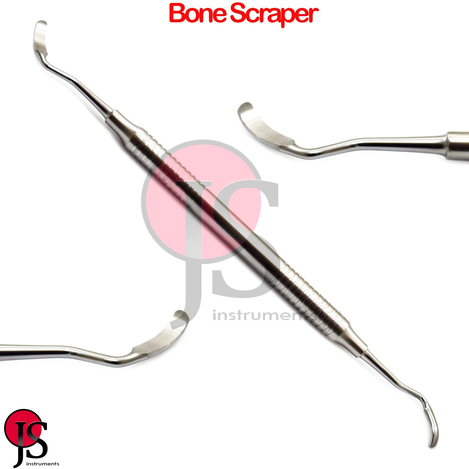 Implant Bone Grafting Instruments Compactor Plugger Scoop Bone Scraper Spoon 4X