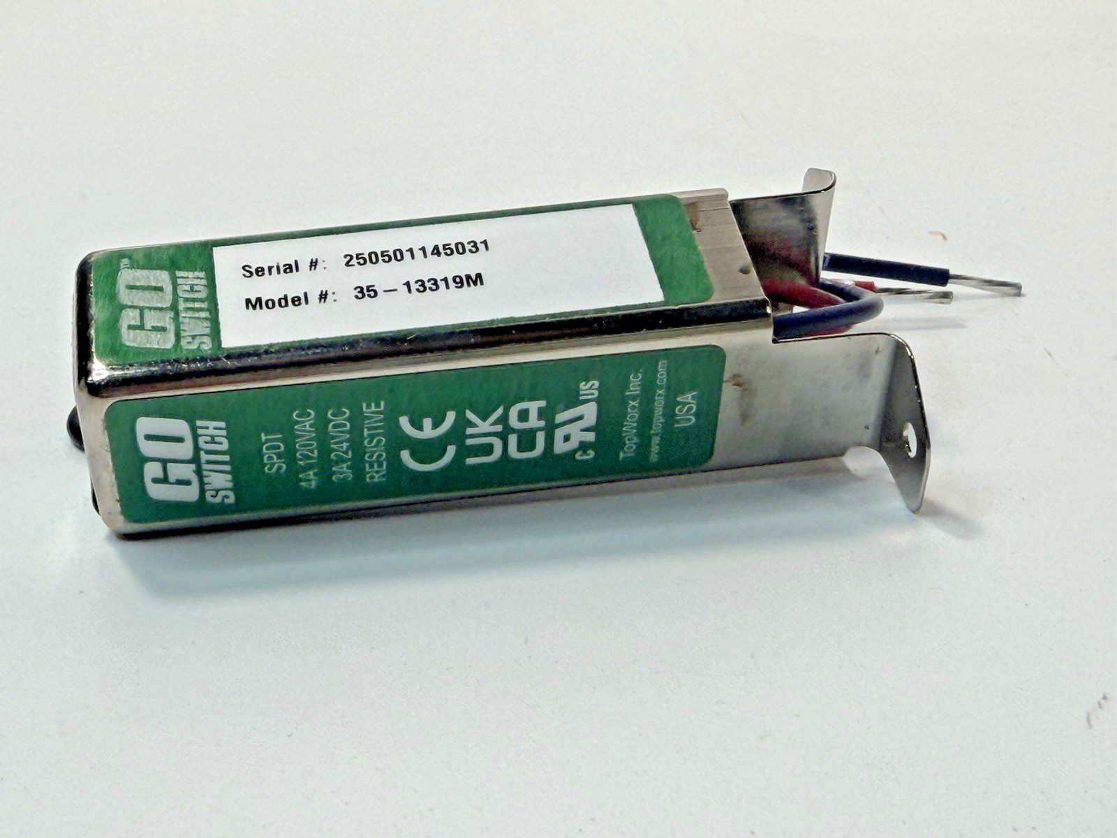 NEW TopWorx GO Switch 35-13319M Proximity Limit Switch Emerson SPDT 4A 120VAC