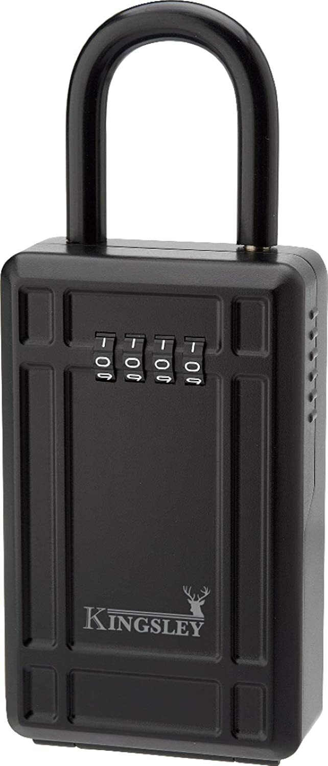 Key Lock Box Large Capacity Key Storage Box Resettable Code Indoor Outdoor KL313