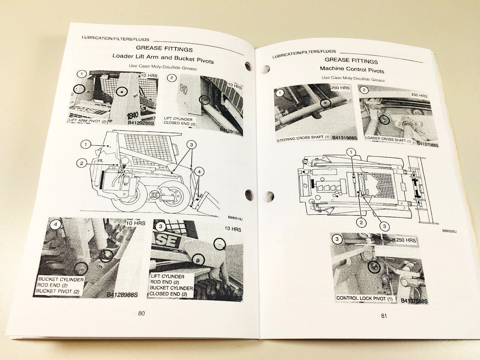 Case 1840 Uni-Loader Skid Steer Owners Operators Manual Loader Maintenance