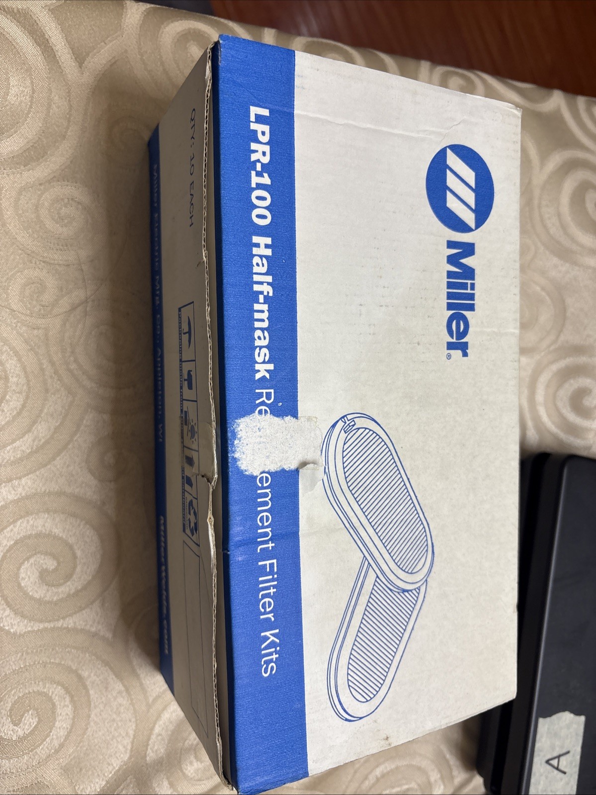 Miller SA00818 P100 Filters LPR-100 Box of 10 Pairs expire 05-2022