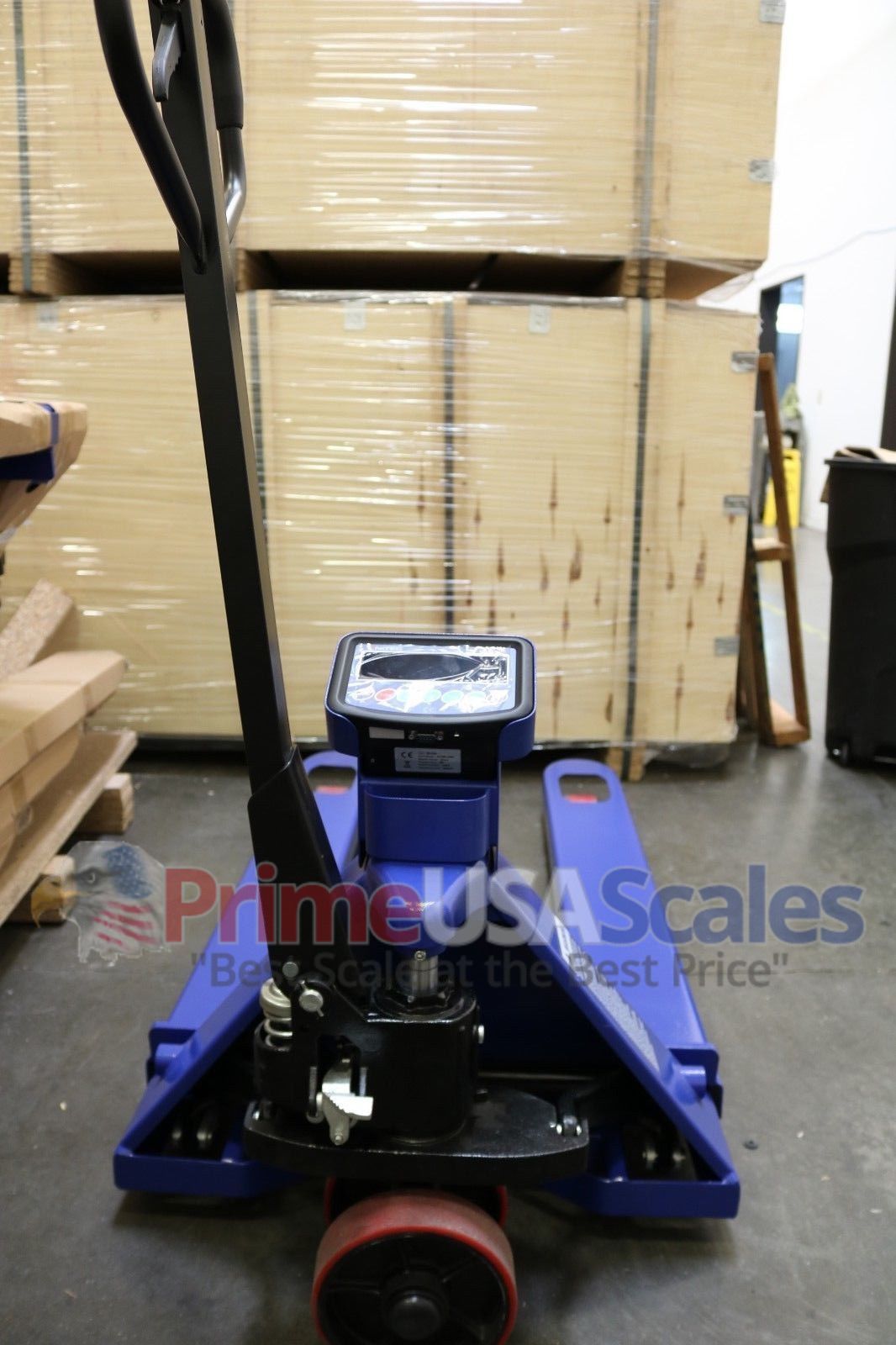 5 Year Warranty Pallet Jack Scale with Built-in Scale 2,500 x 1 lb Capacity