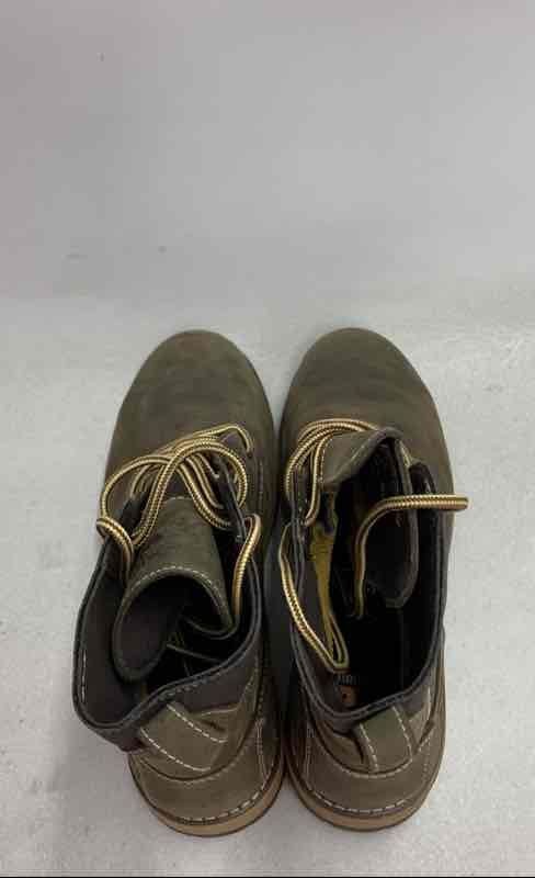 Timberland PRO Hightower Brown Leather Alloy Toe Work Boots Women’s Size 9W