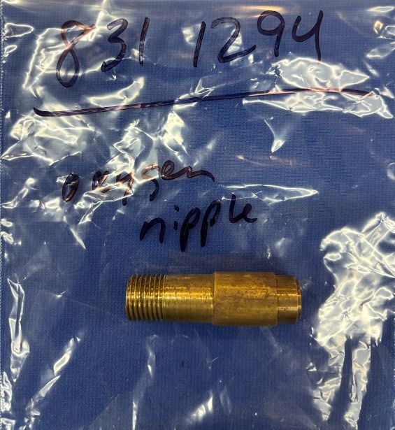 Airco 831-1294 Torch Adapter Oxygen Nipple SS-A122 OEM