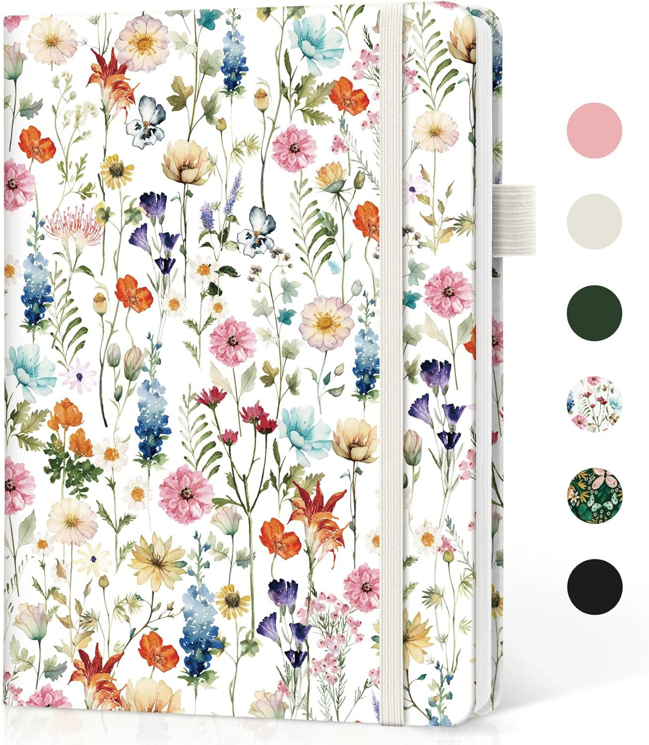 Lined Journal Notebook for Women & Men, Hardcover Leather Journal for Writing, A