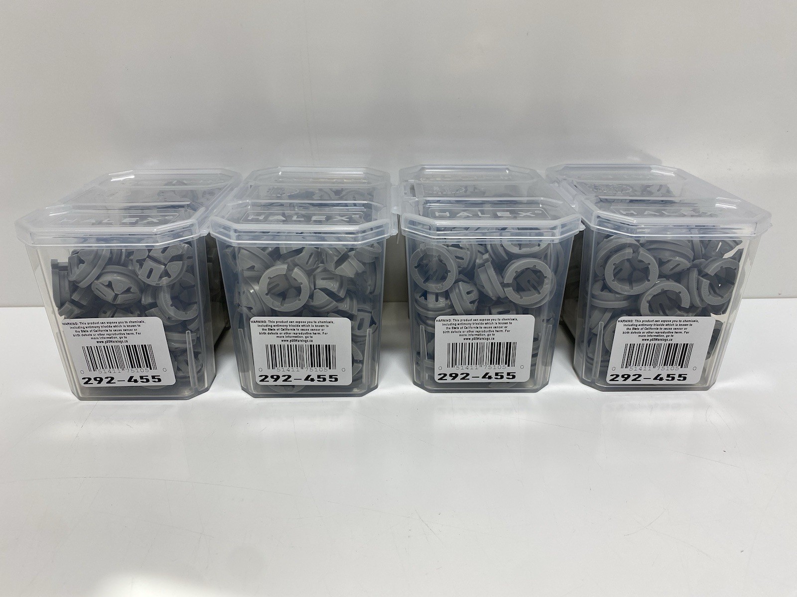 400 Count Halex 3/8 in. – 1/2 in. Knockout Non-Metallic Push-In Connector 75105B