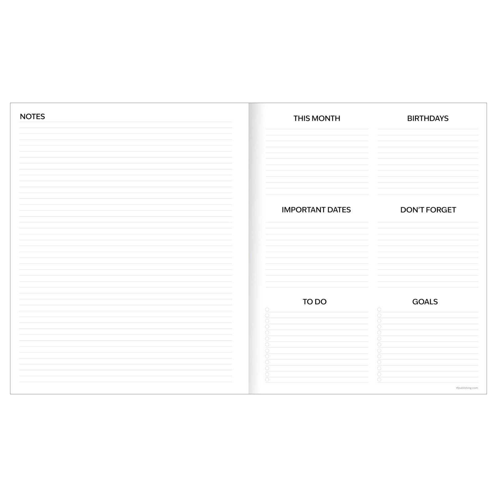 July 2026 – June 2027 Exotic Palms Large Monthly Planner