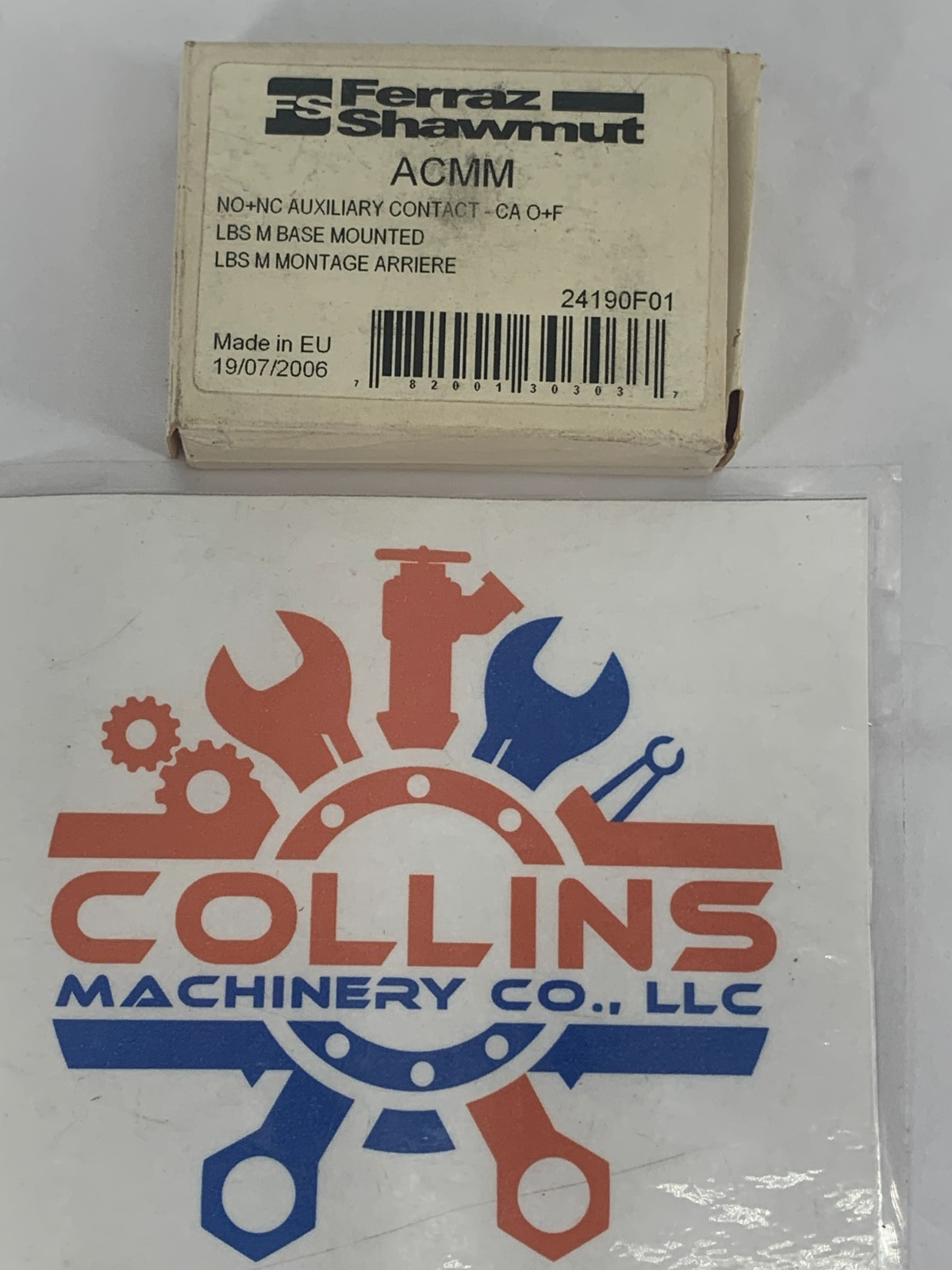 Mersen Ferraz Shawmut ACMM Auxiliary Contact Module 15A 120VAC 1 NO/1 NC