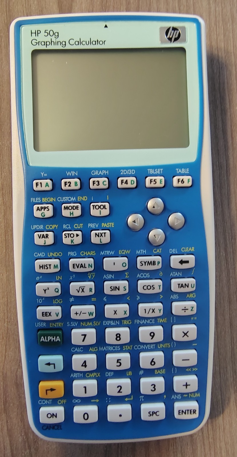 RARE Blue version HP 50g Graphing Calculator combo NEAR MINT NW240AA