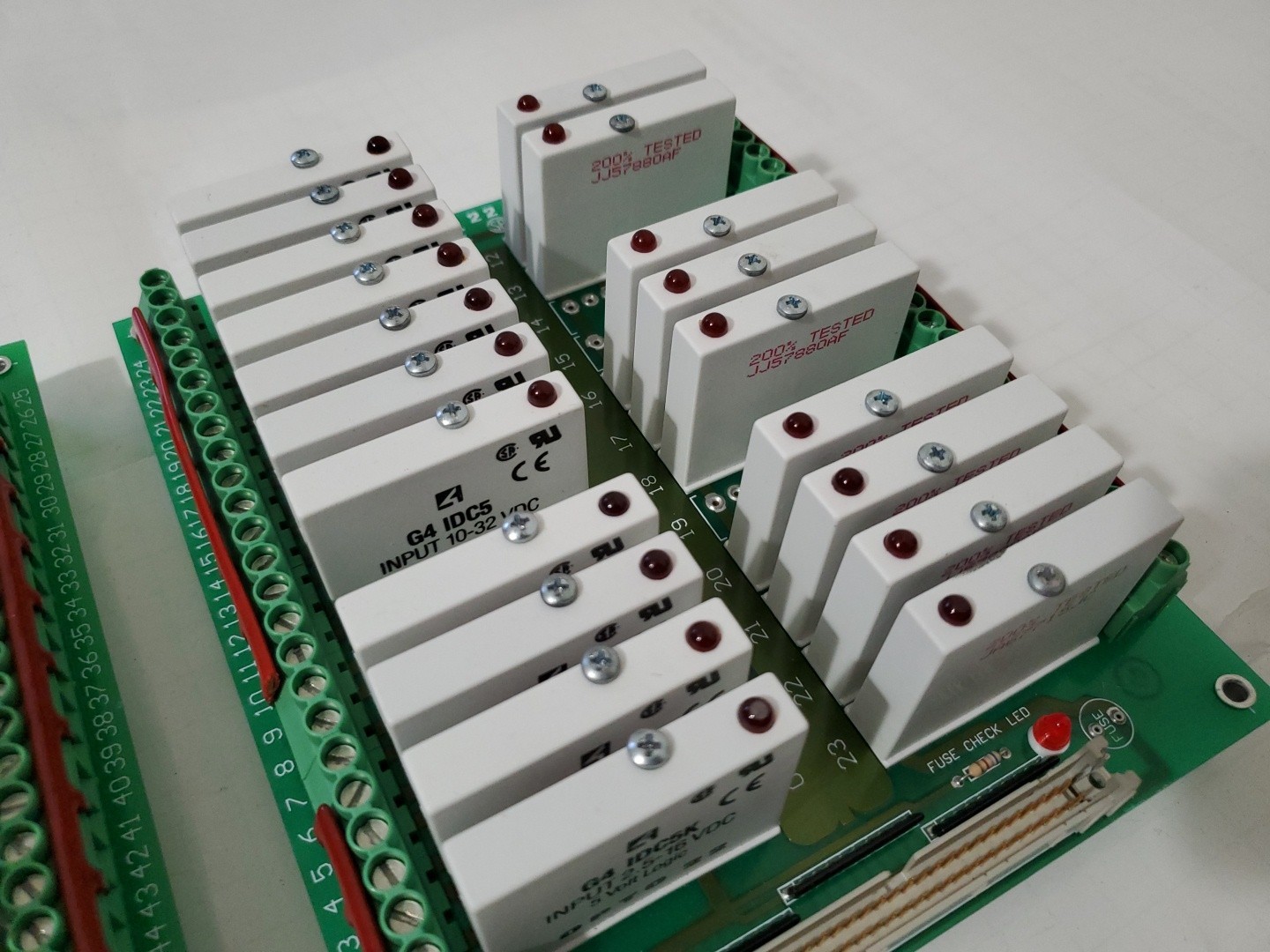 3pcs. OPTO 22 G4PB24 I/O Module PLC Rack Board w/ Cables *READ*