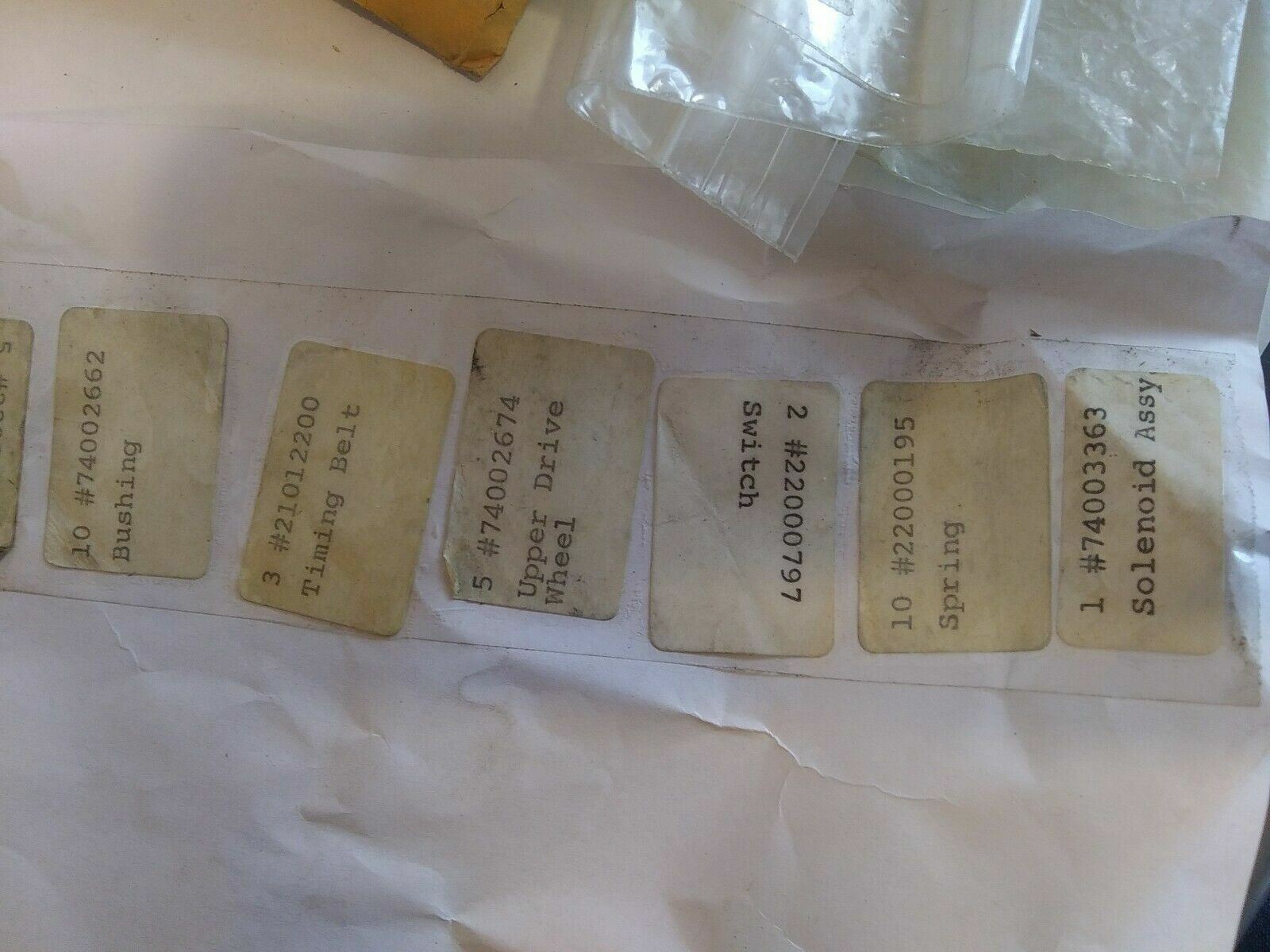 Better Pack Repair Parts Bulk Lot