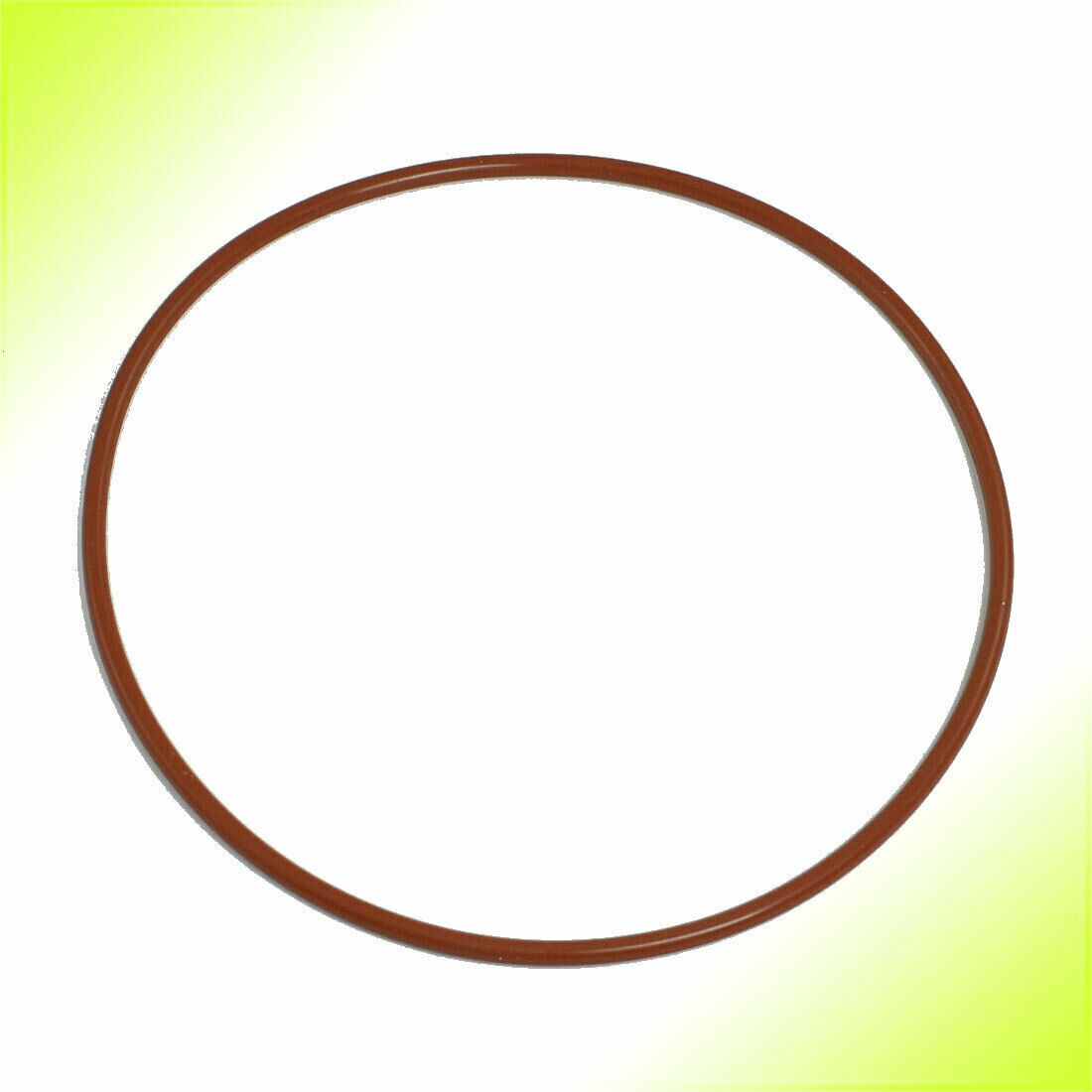 120mm x 114mm x 3mm Red Silicone O Ring Seal Gaskets